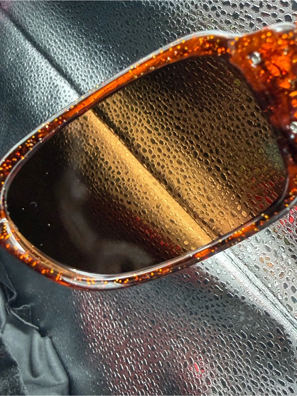Tortoiseshell Brown Women's Sunglasses W/ Gold Butterfly - Stylish UV Shield